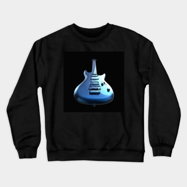 Colourful rock guitar with high gloss reflection. Crewneck Sweatshirt by victorhabbick